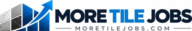 More Tile Jobs logo: tile squares rising into a blue growth arrow